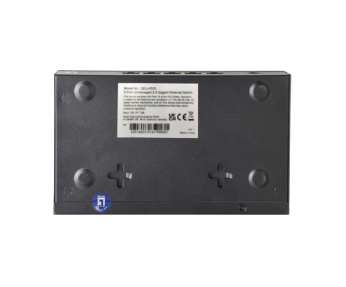LevelOne GEU-0525 switch No administrado 2.5G Ethernet (100/1000/2500) Negro