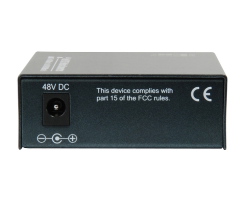 LevelOne GVT-2012 convertidor de medio 1000 Mbit/s Negro