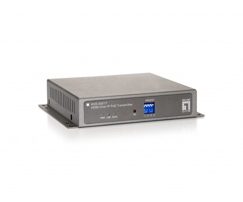 LevelOne HVE-6501T extensor audio/video Transmisor de señales AV Gris
