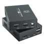 LevelOne HVE-8111 extensor audio/video Transmisor y receptor de señales AV Negro