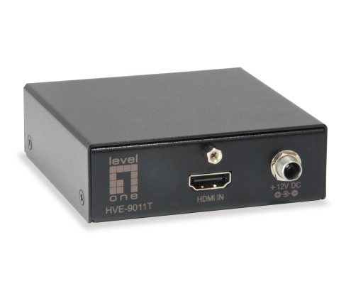 LevelOne HVE-9010 extensor audio/video Transmisor y receptor de señales AV Negro