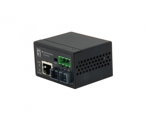 LevelOne IEC-4301 convertidor de medio 100 Mbit/s Monomodo Negro