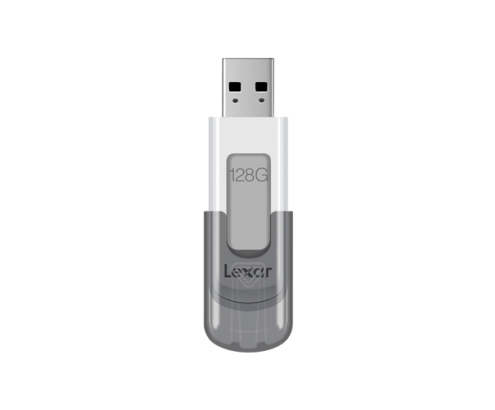 Lexar JumpDrive V100 unidad flash USB 128 GB USB tipo A 3.2 Gen 1 (3.1 Gen 1) Gris, Blanco