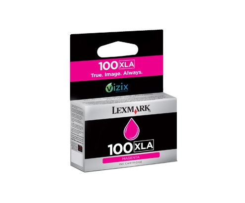 Lexmark 100XLA cartucho 1 pieza Original Alto rendimiento XL Magenta