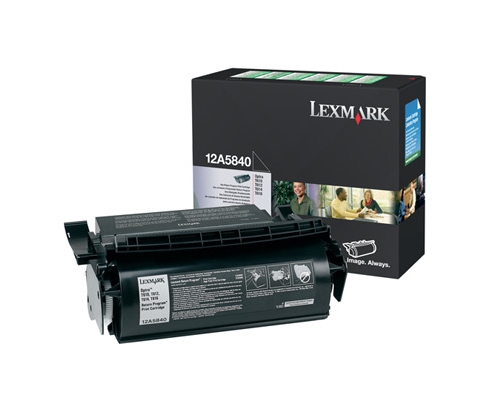 Lexmark 12A5840 cartucho de tóner 1 pieza Original Negro