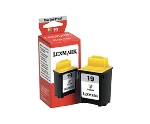 Lexmark #19 / 15M2619 cartucho Moderate Use Color Print Cartridge Original