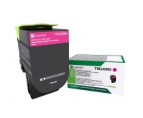 Lexmark 71B20M0 cartucho de tóner 1 pieza Original Magenta
