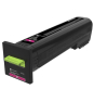 Lexmark 72K2XME cartucho de tóner 1 pieza(s) Original Magenta