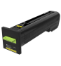 Lexmark 72K2XYE cartucho de tóner 1 pieza(s) Original Amarillo