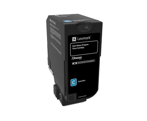 Lexmark 74C20C0 cartucho de tóner 1 pieza(s) Original Cian