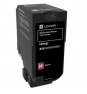Lexmark 74C20M0 cartucho de tóner 1 pieza(s) Original Magenta
