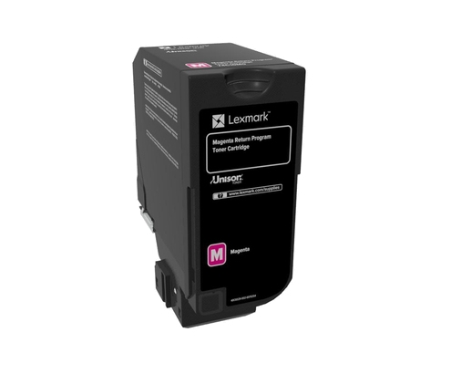 Lexmark 74C20M0 cartucho de tóner 1 pieza(s) Original Magenta