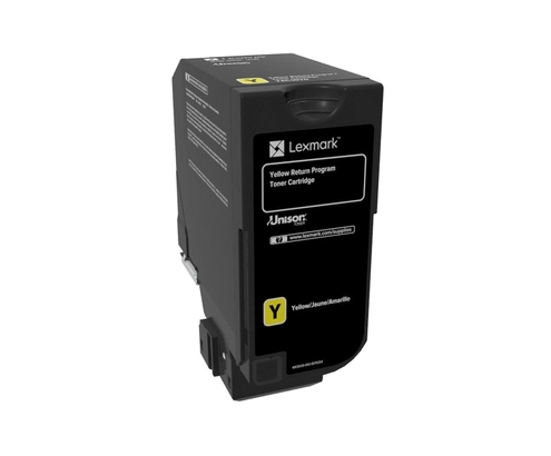 Lexmark 74C20Y0 cartucho de tóner 1 pieza Original Amarillo
