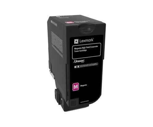 Lexmark 74C2HME cartucho de tóner 1 pieza(s) Original Magenta