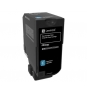 Lexmark 74C2SCE cartucho de tóner 1 pieza Original Cian