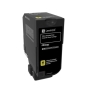 Lexmark 74C2SYE cartucho de tóner 1 pieza(s) Original Amarillo