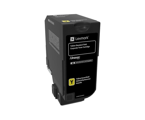 Lexmark 74C2SYE cartucho de tóner 1 pieza(s) Original Amarillo