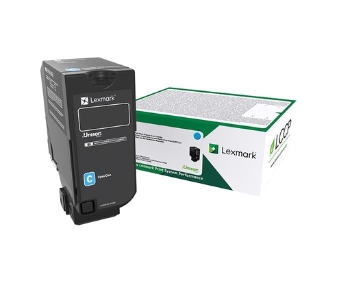 Lexmark 75B20C0 cartucho de tóner 1 pieza(s) Original Cian