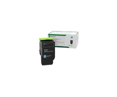 Lexmark 78C2XC0 cartucho de tóner 1 pieza(s) Original Cian