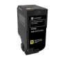 Lexmark 84C2HYE cartucho de tóner 1 pieza(s) Original Amarillo
