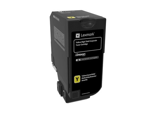Lexmark 84C2HYE cartucho de tóner 1 pieza(s) Original Amarillo