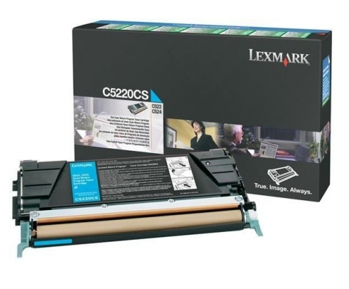 Lexmark C5220CS cartucho de tóner 1 pieza Original Cian