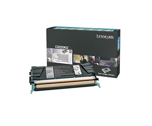 Lexmark C5220KS cartucho de tóner 1 pieza Original Negro