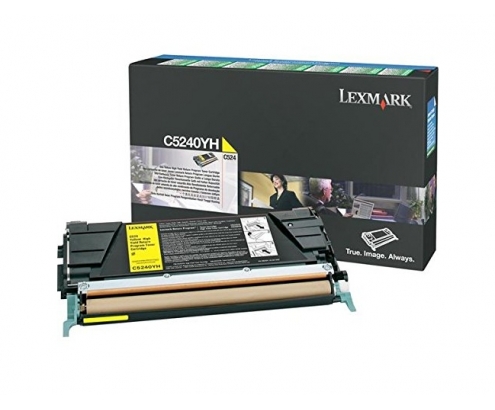 Lexmark C5240YH cartucho de tóner Original Cian, Amarillo