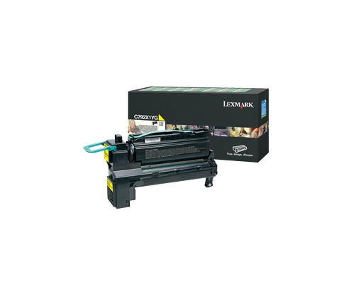 Lexmark C792X1YG cartucho de tóner 1 pieza Original Amarillo