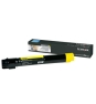 Lexmark X950X2YG cartucho de tóner 1 pieza(s) Original Amarillo