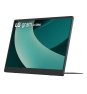 LG 17MT70 Monitor portátil Negro, Acero inoxidable 43,2 cm (17