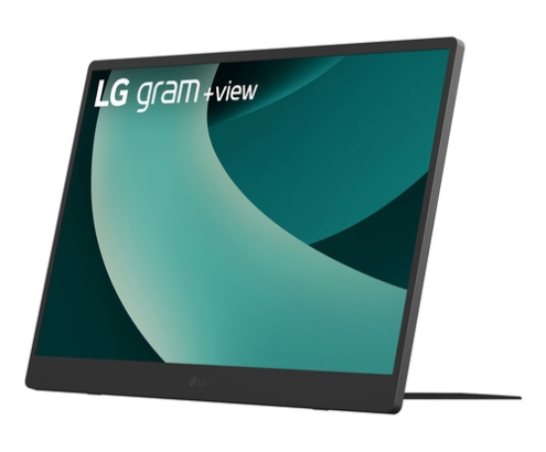 LG 17MT70 Monitor portátil Negro, Acero inoxidable 43,2 cm (17