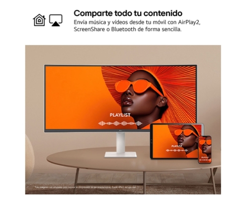 LG 34U601SA-W pantalla para PC 86,4 cm (34
