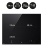 LG CI5Z2420BN hobs Negro Integrado 59 cm Con placa de inducción 3 zona(s)