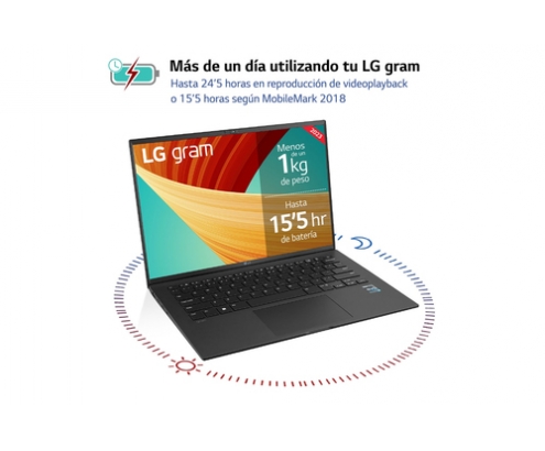 LG Gram 14Z90R-G.AP75B ordenador portatil Portátil 35,6 cm (14