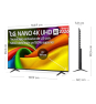 LG NANO 4K UHD AI 75NU850B6LA Televisor 190,5 cm (75