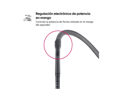 LG VC5506NHTB aspiradora 1,1 L Secar 650 W Sin bolsa