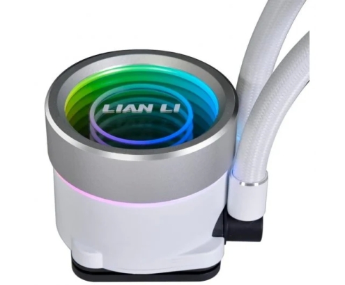 Lian Li Galahad II Trinity Carcasa del ordenador Sistema de refrigeración lÍ­quida todo en uno 12 cm  Blanca 