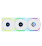 Lian Li UNI FAN SL Wireless LCD 120 Carcasa del ordenador Ventilador 12 cm Blanco 3 pieza(s)
