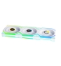 Lian Li UNI FAN SL Wireless LCD 120 Carcasa del ordenador Ventilador 12 cm Blanco 3 pieza(s)