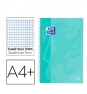 LIBRETA OXFORD EUROPEANBOOK A4+ TAPA EXTRADURA ICE MINT PASTEL 400117274
