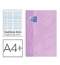 LIBRETA OXFORD EUROPEANBOOK A4+ TAPA EXTRADURA MALVA PASTEL 400117273