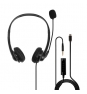 Lindy 20432 auricular y casco Auriculares Alámbrico Oficina/Centro de llamadas Negro