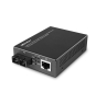 Lindy 25119 convertidor de medio 850 nm Multimodo Negro