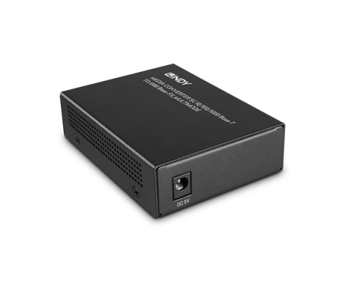 Lindy 25119 convertidor de medio 850 nm Multimodo Negro