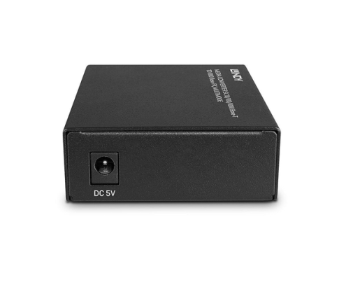 Lindy 25119 convertidor de medio 850 nm Multimodo Negro