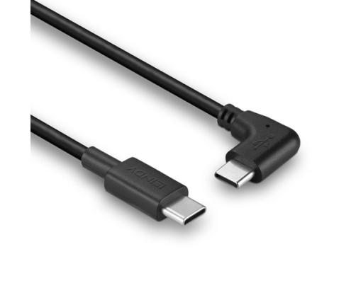 Lindy 32005 cable USB USB 2.0 1 m USB C Negro