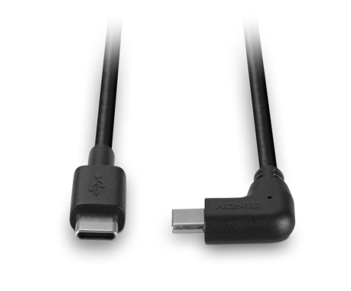 Lindy 32005 cable USB USB 2.0 1 m USB C Negro