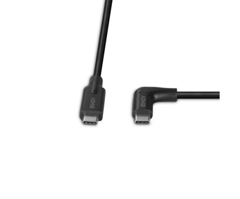 Lindy 32017 cable USB USB 3.2 Gen 2 (3.1 Gen 2) 0,5 m USB C Negro