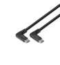 Lindy 32022 cable USB USB 3.2 Gen 2 (3.1 Gen 2) 0,5 m USB C Negro